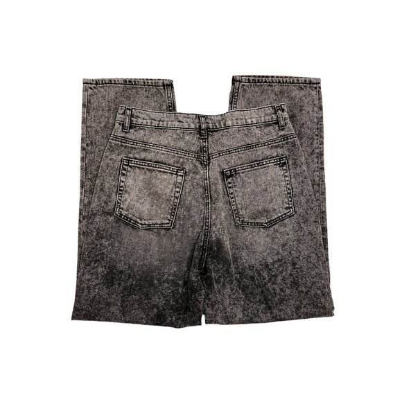 NWOT Sandro Lone Acid Washed Straight Leg Jeans Distressed Black Size 10… - Picture 3 of 16